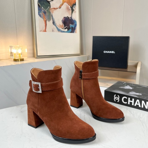 Wholesale Chanel Boots For Women #1258687 $98.00 USD, Wholesale Quality Replica Chanel Boots