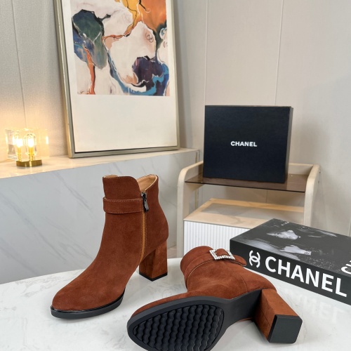 Replica Chanel Boots For Women #1258687 $98.00 USD for Wholesale