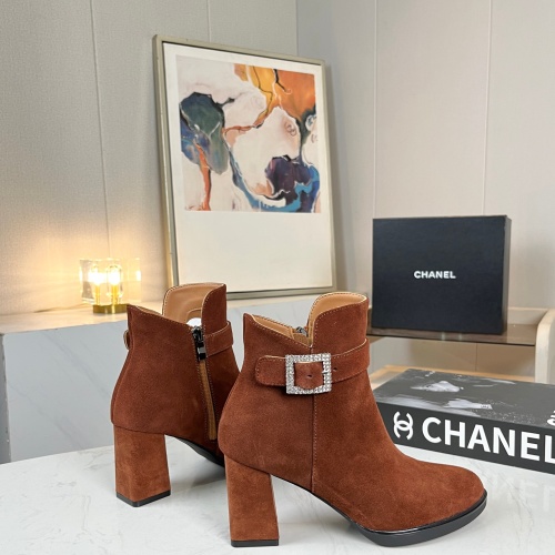 Replica Chanel Boots For Women #1258687 $98.00 USD for Wholesale