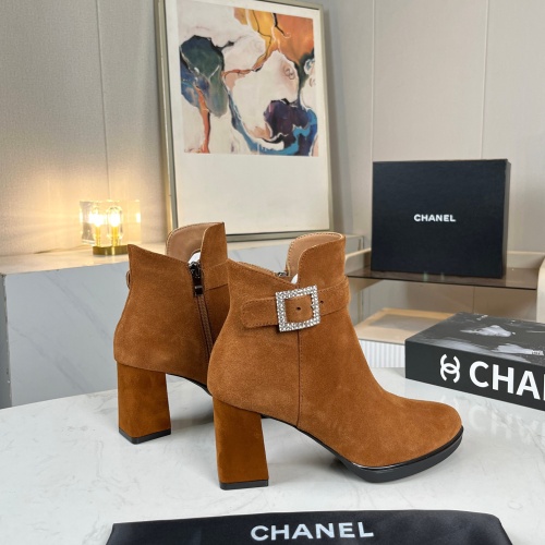 Replica Chanel Boots For Women #1258688 $98.00 USD for Wholesale