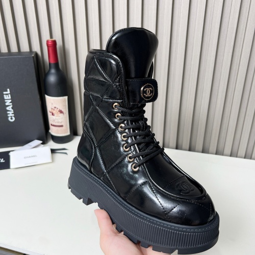 Replica Chanel Boots For Women #1258689 $130.00 USD for Wholesale