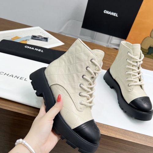 Replica Chanel Boots For Women #1258691 $105.00 USD for Wholesale