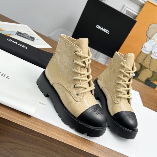 Replica Chanel Boots For Women #1258692 $105.00 USD for Wholesale