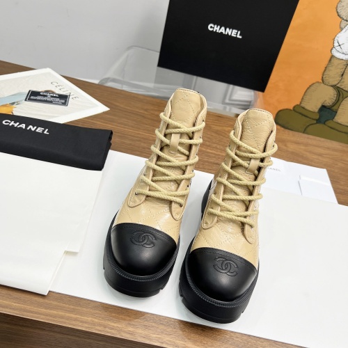 Replica Chanel Boots For Women #1258692 $105.00 USD for Wholesale