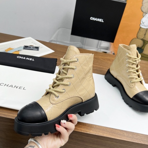 Replica Chanel Boots For Women #1258692 $105.00 USD for Wholesale