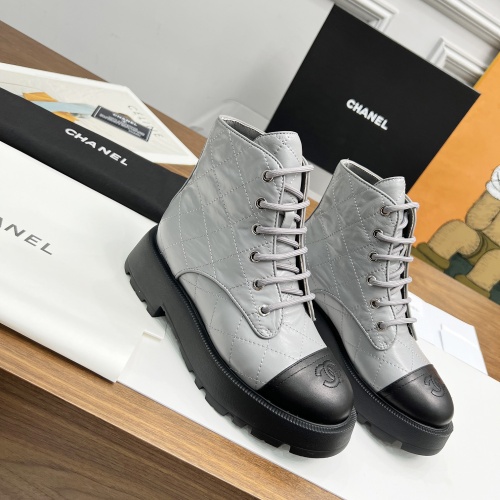 Replica Chanel Boots For Women #1258693 $105.00 USD for Wholesale