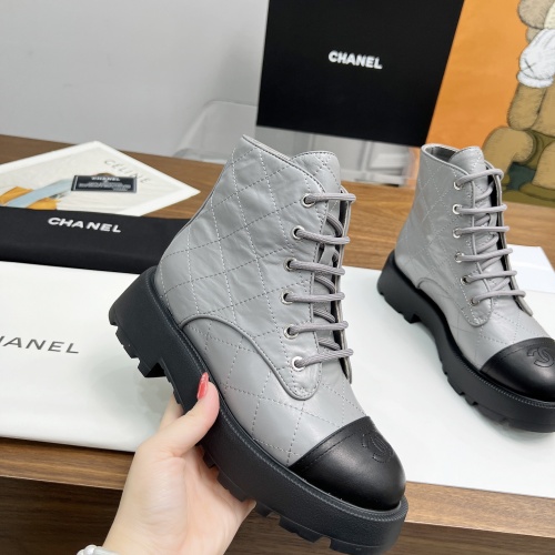 Replica Chanel Boots For Women #1258693 $105.00 USD for Wholesale