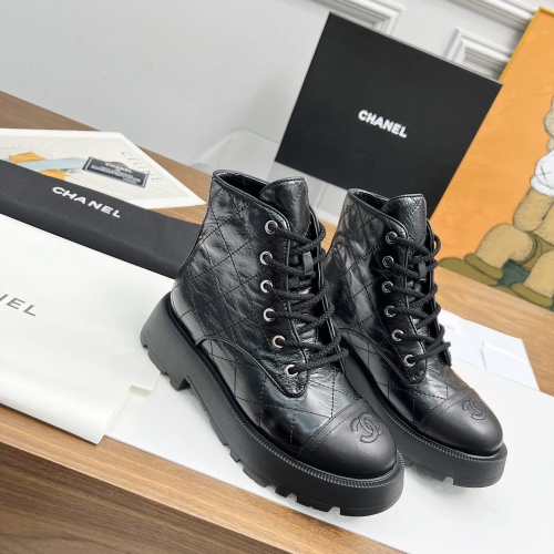 Replica Chanel Boots For Women #1258694 $105.00 USD for Wholesale