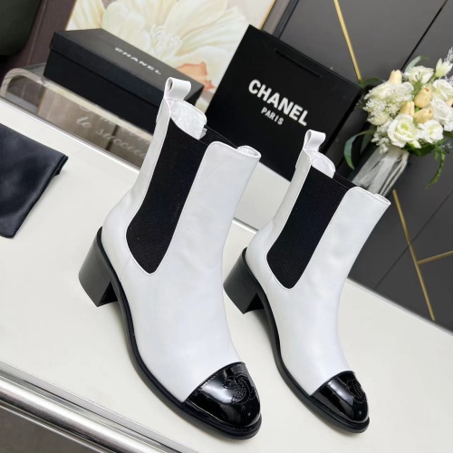 Replica Chanel Boots For Women #1258695 $102.00 USD for Wholesale