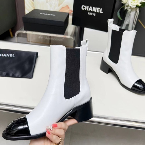 Replica Chanel Boots For Women #1258695 $102.00 USD for Wholesale