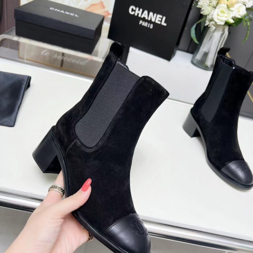 Replica Chanel Boots For Women #1258698 $102.00 USD for Wholesale