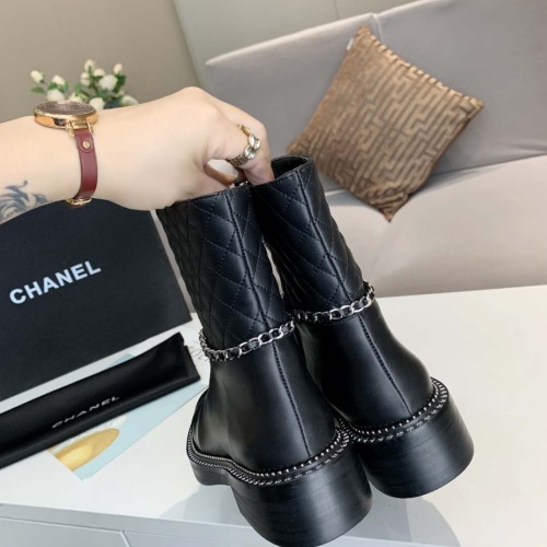 Replica Chanel Boots For Women #1258699 $102.00 USD for Wholesale