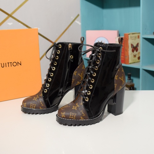 Wholesale Louis Vuitton Boots For Women #1258709 $92.00 USD, Wholesale Quality Replica Louis Vuitton Boots