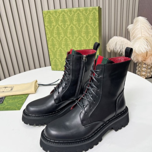 Wholesale Gucci Boots For Women #1258710 $115.00 USD, Wholesale Quality Replica Gucci Boots