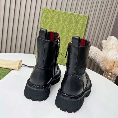 Replica Gucci Boots For Women #1258710 $115.00 USD for Wholesale