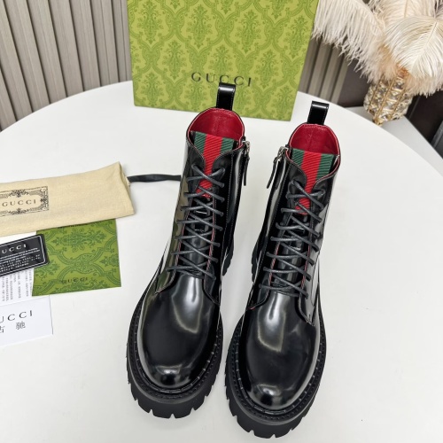 Replica Gucci Boots For Women #1258711 $115.00 USD for Wholesale