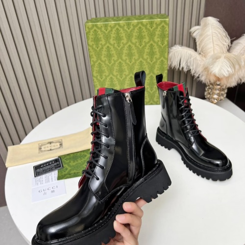 Replica Gucci Boots For Women #1258711 $115.00 USD for Wholesale