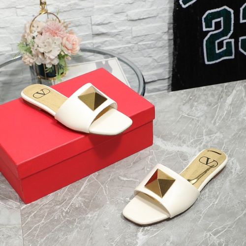 Replica Valentino Slippers For Women #1258713 $68.00 USD for Wholesale