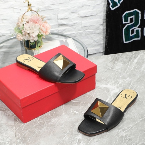 Replica Valentino Slippers For Women #1258716 $68.00 USD for Wholesale