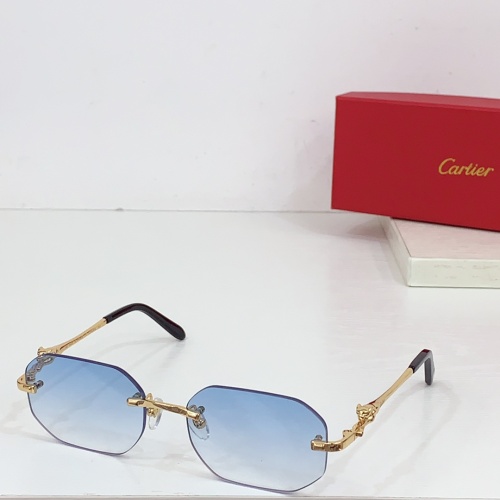 Wholesale Cartier AAA Quality Sunglassess #1258722 $60.00 USD, Wholesale Quality Replica Cartier AAA Quality Sunglassess