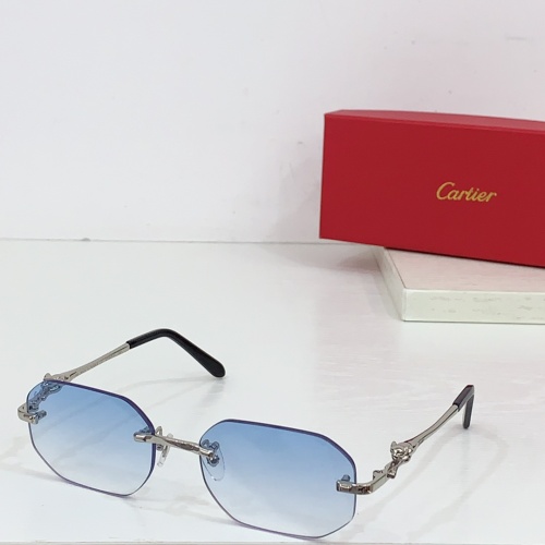 Wholesale Cartier AAA Quality Sunglassess #1258723 $60.00 USD, Wholesale Quality Replica Cartier AAA Quality Sunglassess