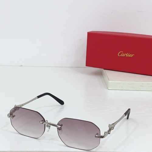 Wholesale Cartier AAA Quality Sunglassess #1258725 $60.00 USD, Wholesale Quality Replica Cartier AAA Quality Sunglassess