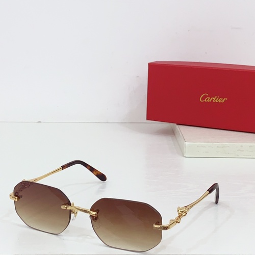 Wholesale Cartier AAA Quality Sunglassess #1258728 $60.00 USD, Wholesale Quality Replica Cartier AAA Quality Sunglassess