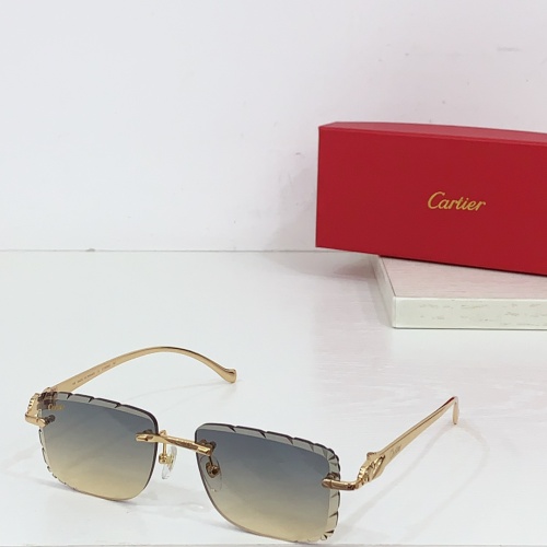 Wholesale Cartier AAA Quality Sunglassess #1258738 $60.00 USD, Wholesale Quality Replica Cartier AAA Quality Sunglassess