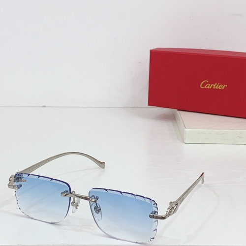 Wholesale Cartier AAA Quality Sunglassess #1258739 $60.00 USD, Wholesale Quality Replica Cartier AAA Quality Sunglassess