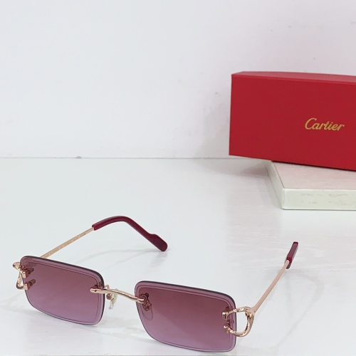 Wholesale Cartier AAA Quality Sunglassess #1258748 $68.00 USD, Wholesale Quality Replica Cartier AAA Quality Sunglassess