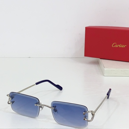 Wholesale Cartier AAA Quality Sunglassess #1258749 $68.00 USD, Wholesale Quality Replica Cartier AAA Quality Sunglassess