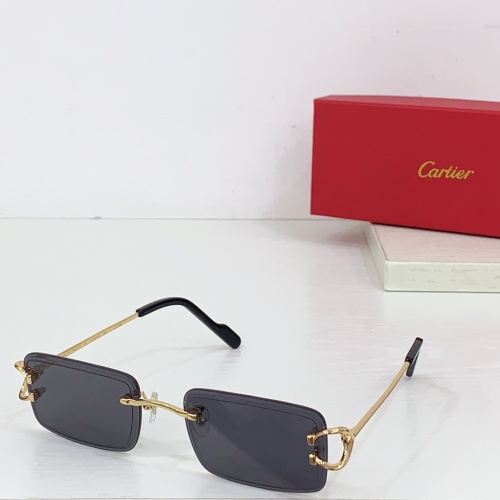 Wholesale Cartier AAA Quality Sunglassess #1258751 $68.00 USD, Wholesale Quality Replica Cartier AAA Quality Sunglassess