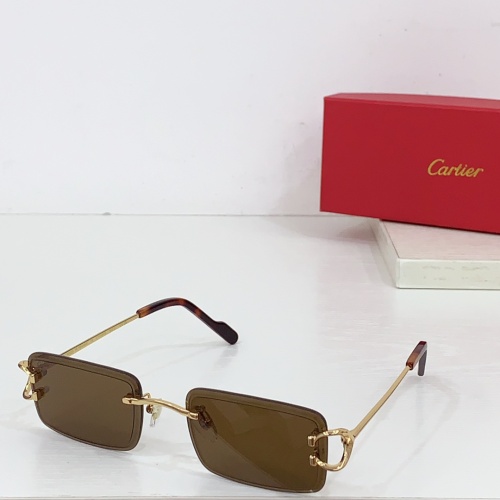 Wholesale Cartier AAA Quality Sunglassess #1258752 $68.00 USD, Wholesale Quality Replica Cartier AAA Quality Sunglassess