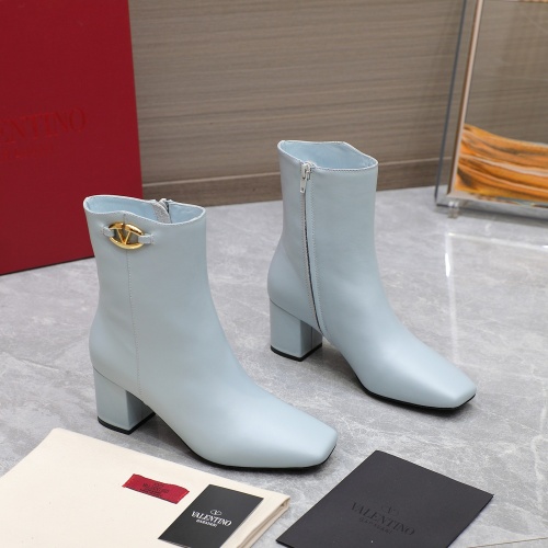 Replica Valentino Boots For Women #1258754 $130.00 USD for Wholesale