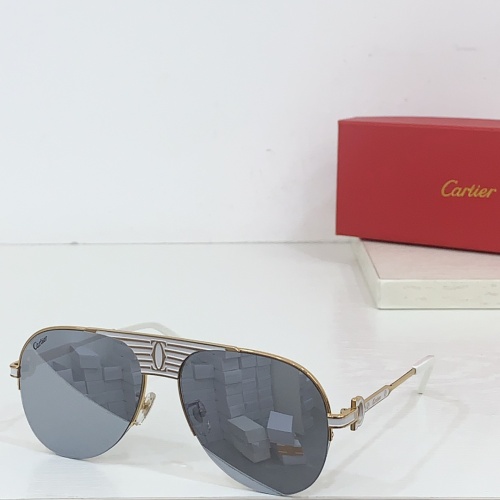 Wholesale Cartier AAA Quality Sunglassess #1258758 $52.00 USD, Wholesale Quality Replica Cartier AAA Quality Sunglassess