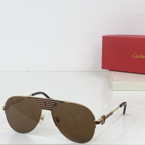 Wholesale Cartier AAA Quality Sunglassess #1258762 $52.00 USD, Wholesale Quality Replica Cartier AAA Quality Sunglassess