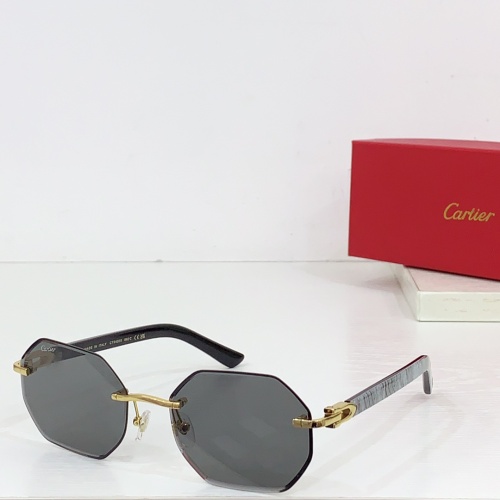 Wholesale Cartier AAA Quality Sunglassess #1258766 $60.00 USD, Wholesale Quality Replica Cartier AAA Quality Sunglassess