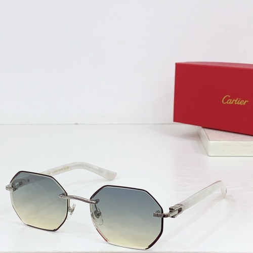 Wholesale Cartier AAA Quality Sunglassess #1258767 $60.00 USD, Wholesale Quality Replica Cartier AAA Quality Sunglassess