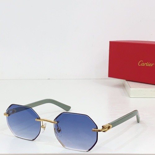 Wholesale Cartier AAA Quality Sunglassess #1258768 $60.00 USD, Wholesale Quality Replica Cartier AAA Quality Sunglassess