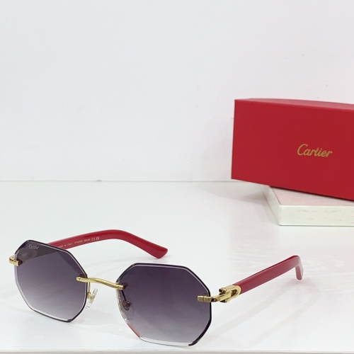 Wholesale Cartier AAA Quality Sunglassess #1258769 $60.00 USD, Wholesale Quality Replica Cartier AAA Quality Sunglassess