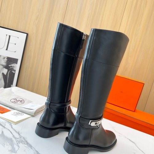 Replica Hermes Boots For Women #1258772 $158.00 USD for Wholesale