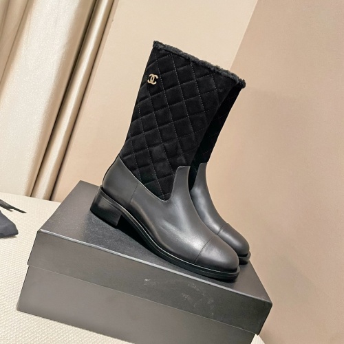 Replica Chanel Boots For Women #1258773 $150.00 USD for Wholesale