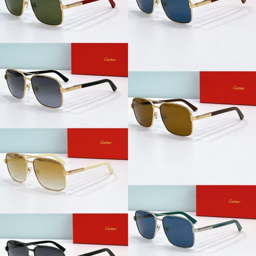 Replica Cartier AAA Quality Sunglassess #1258775 $48.00 USD for Wholesale