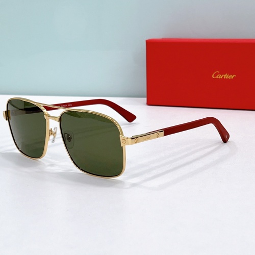 Wholesale Cartier AAA Quality Sunglassess #1258778 $48.00 USD, Wholesale Quality Replica Cartier AAA Quality Sunglassess