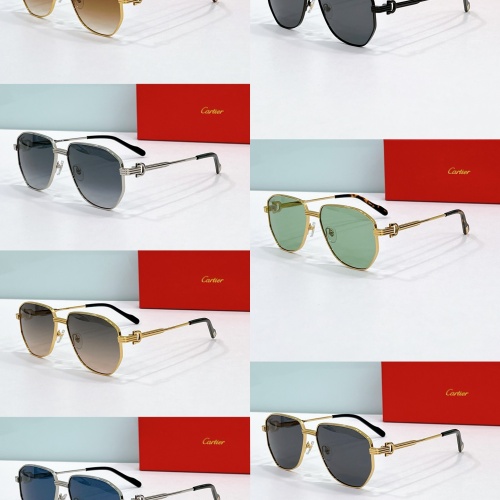 Replica Cartier AAA Quality Sunglassess #1258784 $48.00 USD for Wholesale