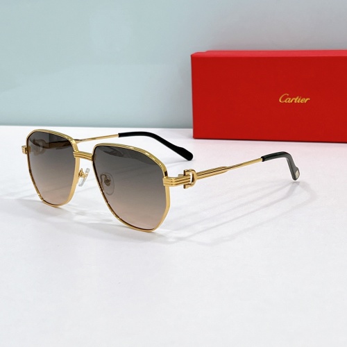 Wholesale Cartier AAA Quality Sunglassess #1258788 $48.00 USD, Wholesale Quality Replica Cartier AAA Quality Sunglassess