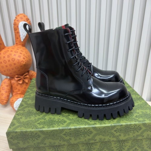 Replica Gucci Boots For Women #1258802 $118.00 USD for Wholesale