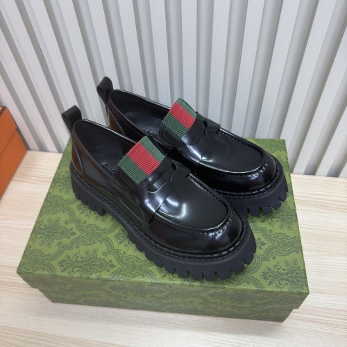 Wholesale Gucci Oxfords Shoes For Women #1258804 $102.00 USD, Wholesale Quality Replica Gucci Oxfords Shoes