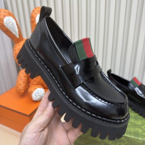 Replica Gucci Oxfords Shoes For Women #1258804 $102.00 USD for Wholesale