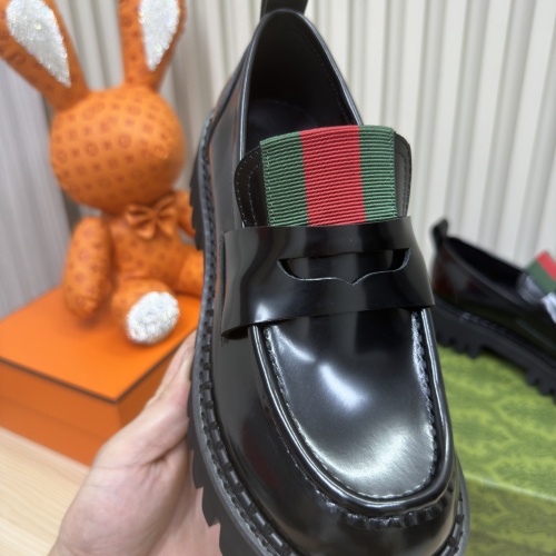 Replica Gucci Oxfords Shoes For Women #1258804 $102.00 USD for Wholesale